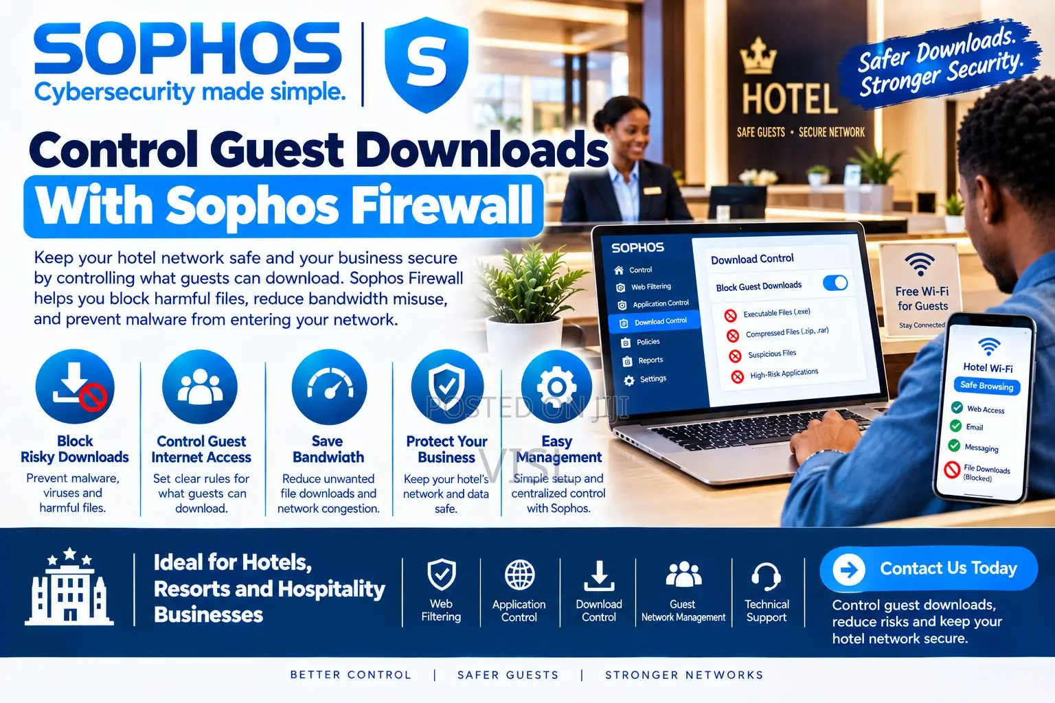 Control Guest Downloads With Sophos Firewall