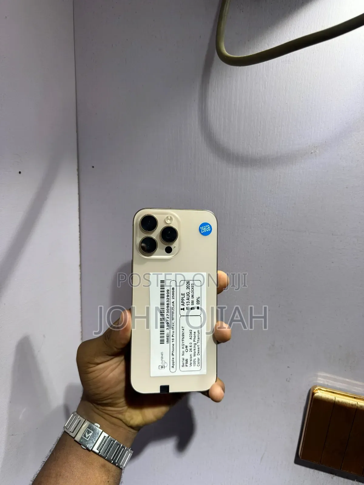 Apple iPhone 16 Pro Max 256 GB White