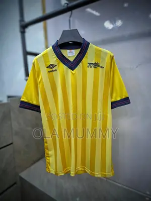 Arsenal Retro Jersey Yellow