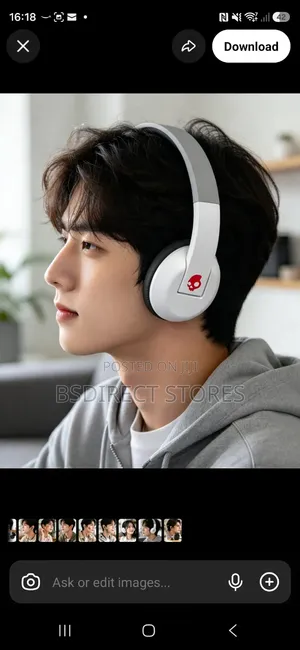Skullcandy Uproar Wireless on-Ear Headphone With Mic (White)