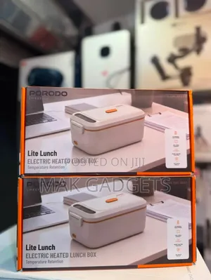 Porodo Lifestyle LunchMate Dual Mode Electric Lunch Box - White