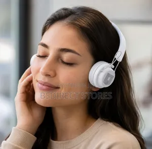 Coloud Colors White Headphones on-Ear. Inline Mic Remote