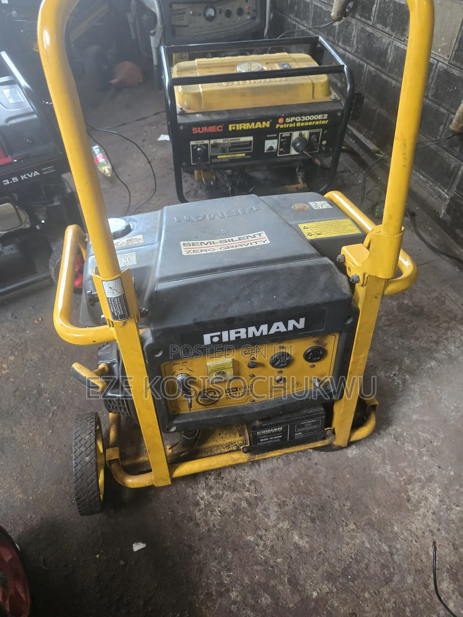 Used 4200watt Fireman Generator