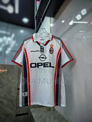AC Milan Retro Jersey White