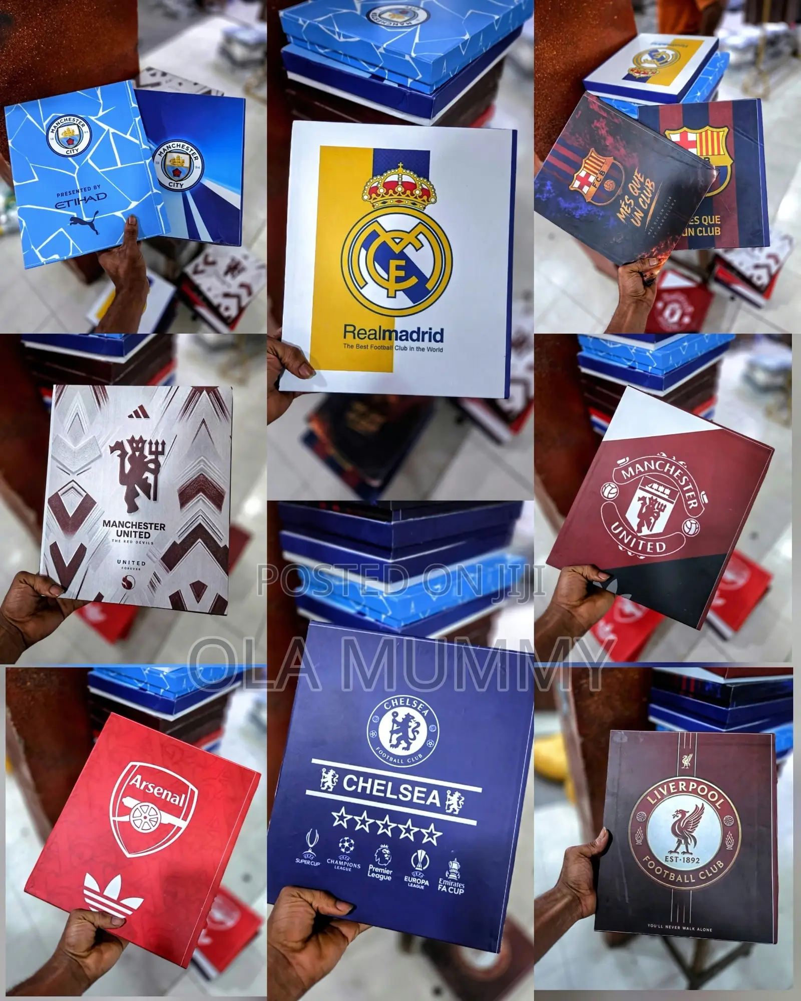 All Clubs Boxes for Jerseys