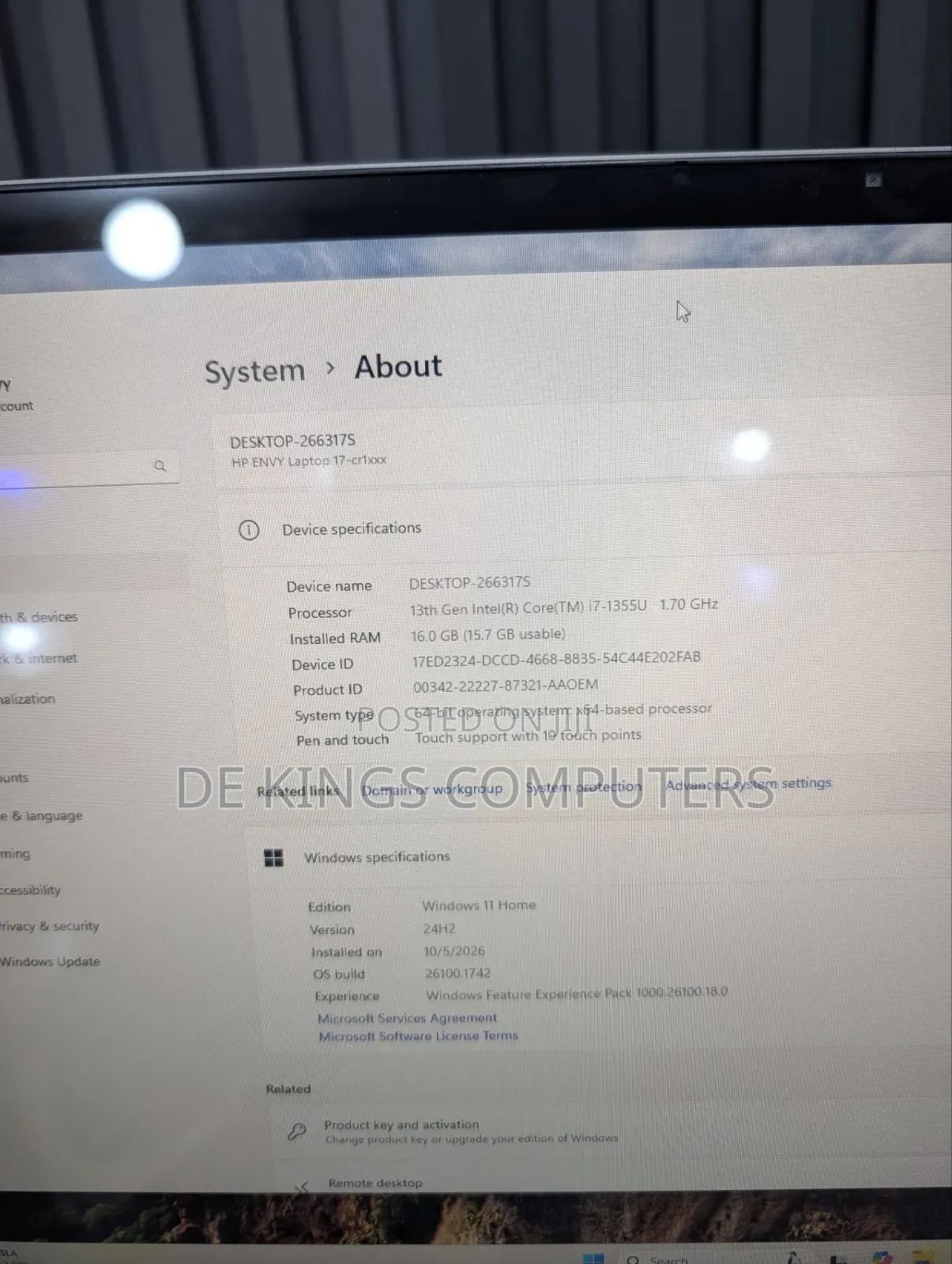 Laptop HP Envy 17 16GB Intel Core i7 SSD 1T