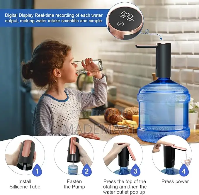 DIgital Water Pump Dispenser With Touch Control