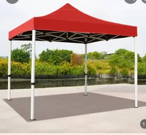 Red Canopy Without Side Covers