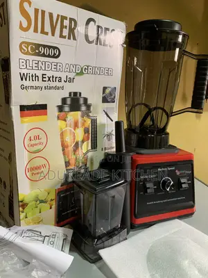 Silver Crest 4.0L Double Cup Commercial Blender and Grinder