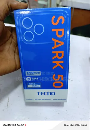 New Tecno Spark 50 128 GB Gray