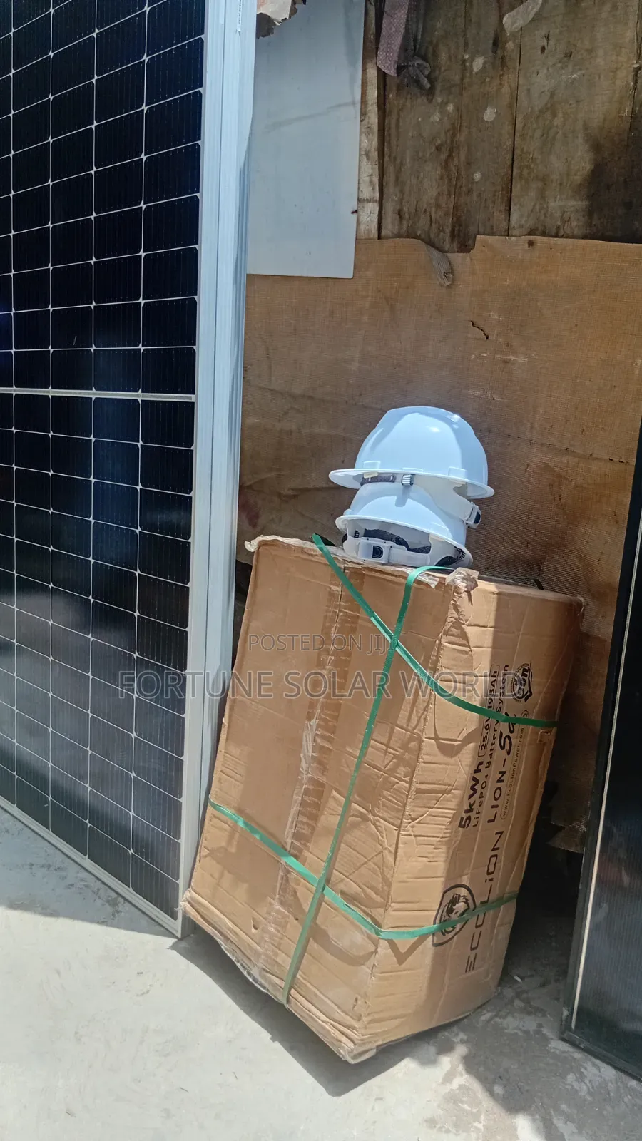 550watts Solar Module Mono Panel's Setup/5kwh