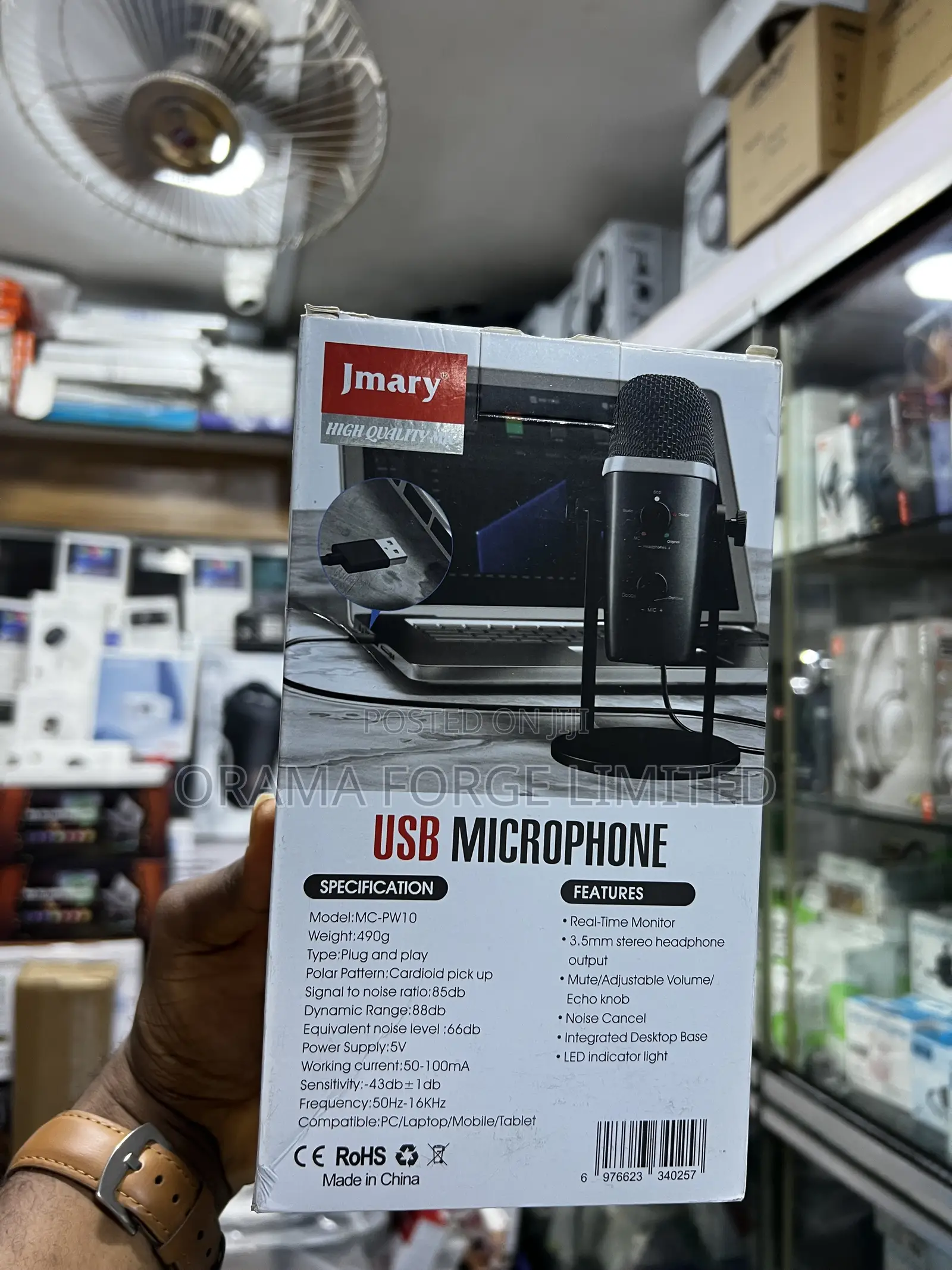 USB Microphone | Jmary MC-PW10