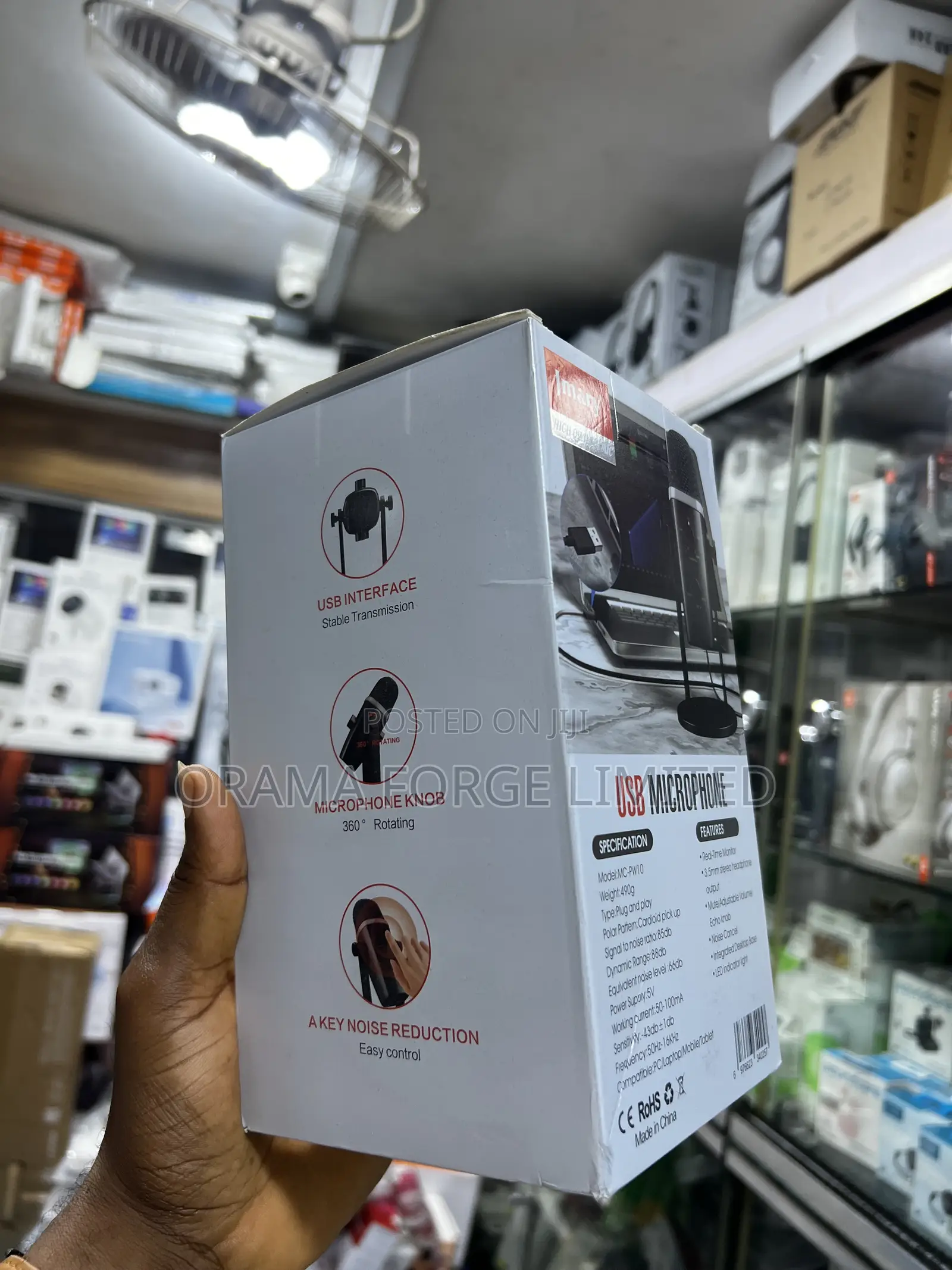 USB Microphone | Jmary MC-PW10