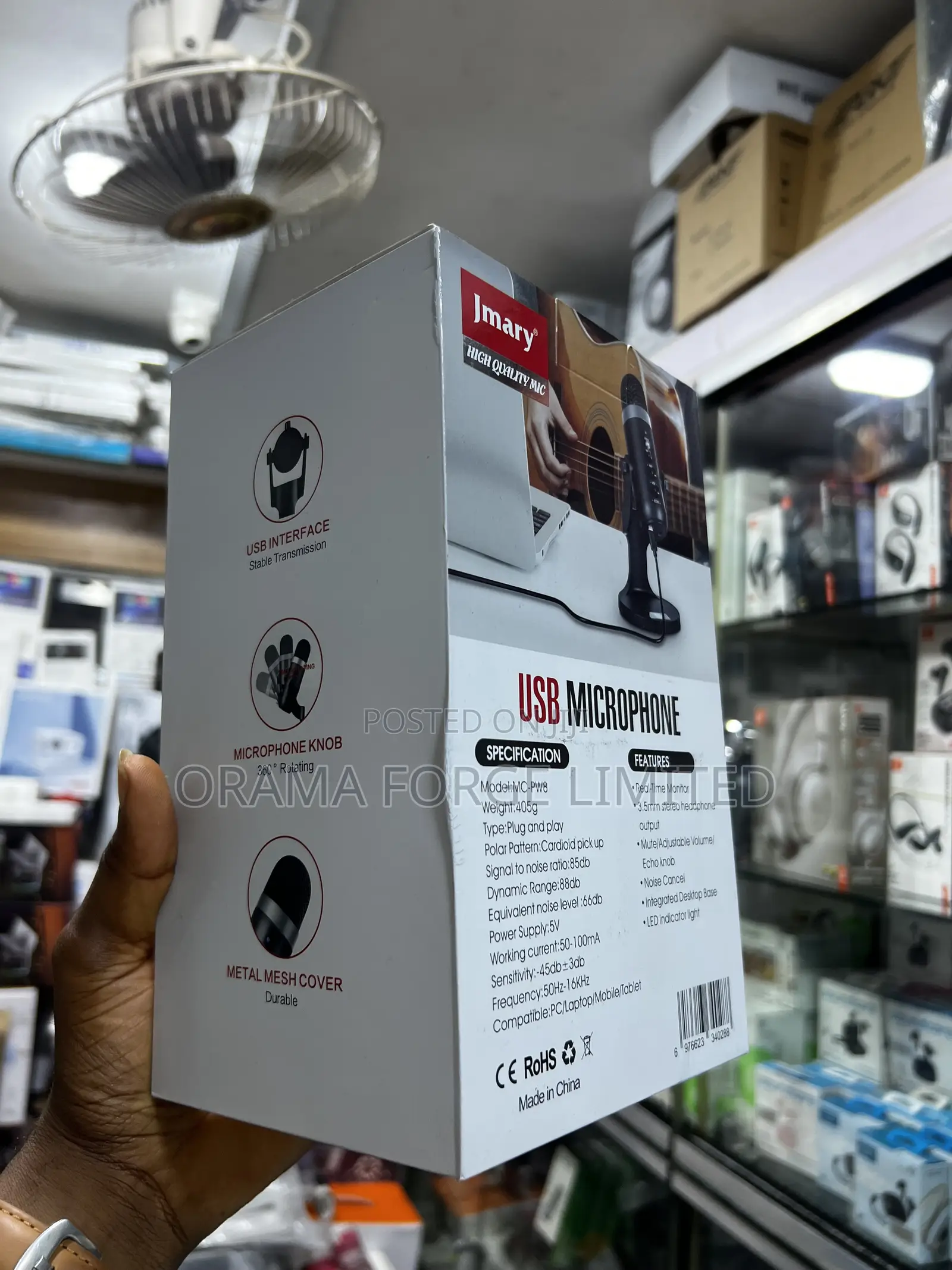 USB Microphone | Jmary MC-PW8