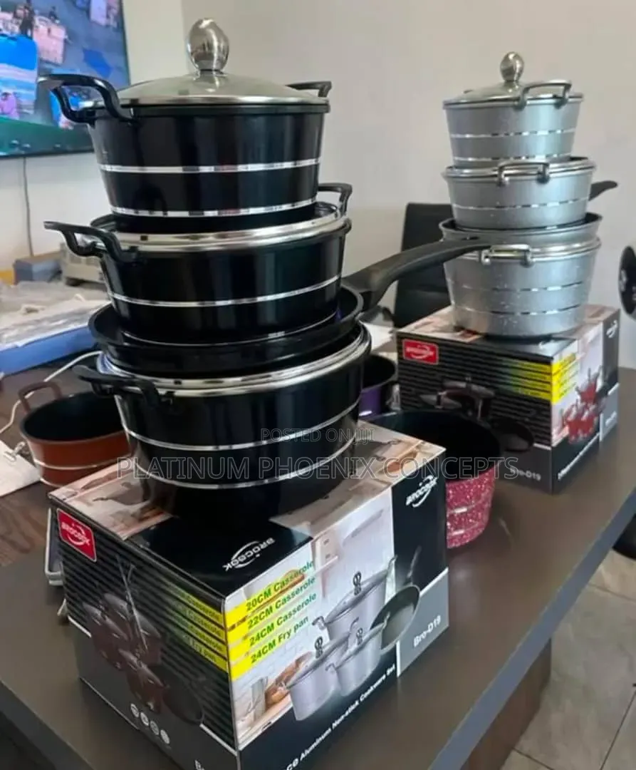 Brocook Non Stick Pot With Frying Pan
