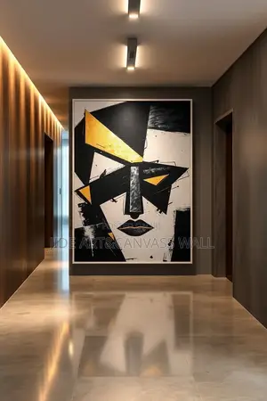 Abstract Modern Geometric Art Wall Structures