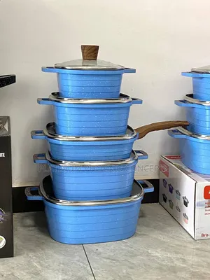 Brocook DO7 4 Pots and 1 Frying Pan All Non Stick