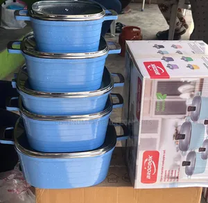Brocook DO7 4 Pots and 1 Frying Pan All Non Stick