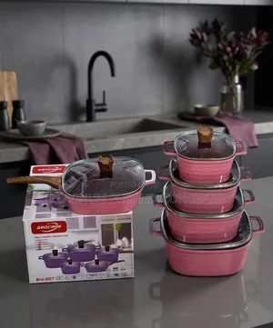 Brocook DO7 4 Pots and 1 Frying Pan All Non Stick
