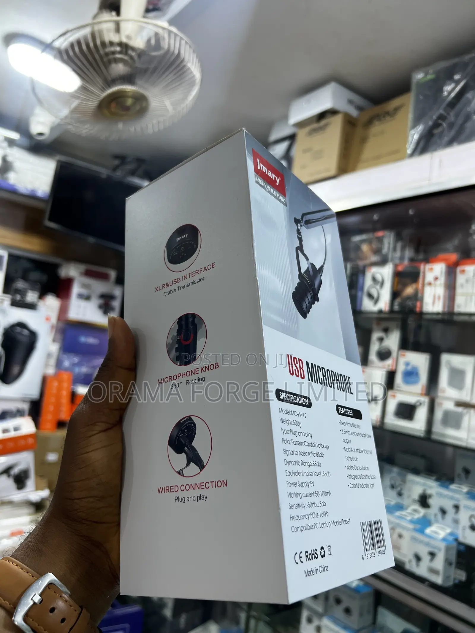 USB Microphone | Jmary MC-PW12