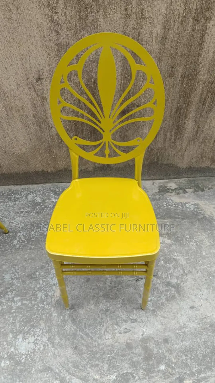 Imported Circle Metal Event Chair
