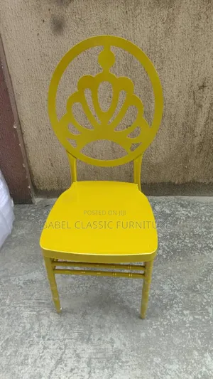 Imported Circle Metal Event Chair