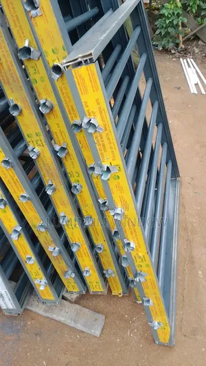 Casement Window With Pipe Galvanized Grey and Glass 5mm