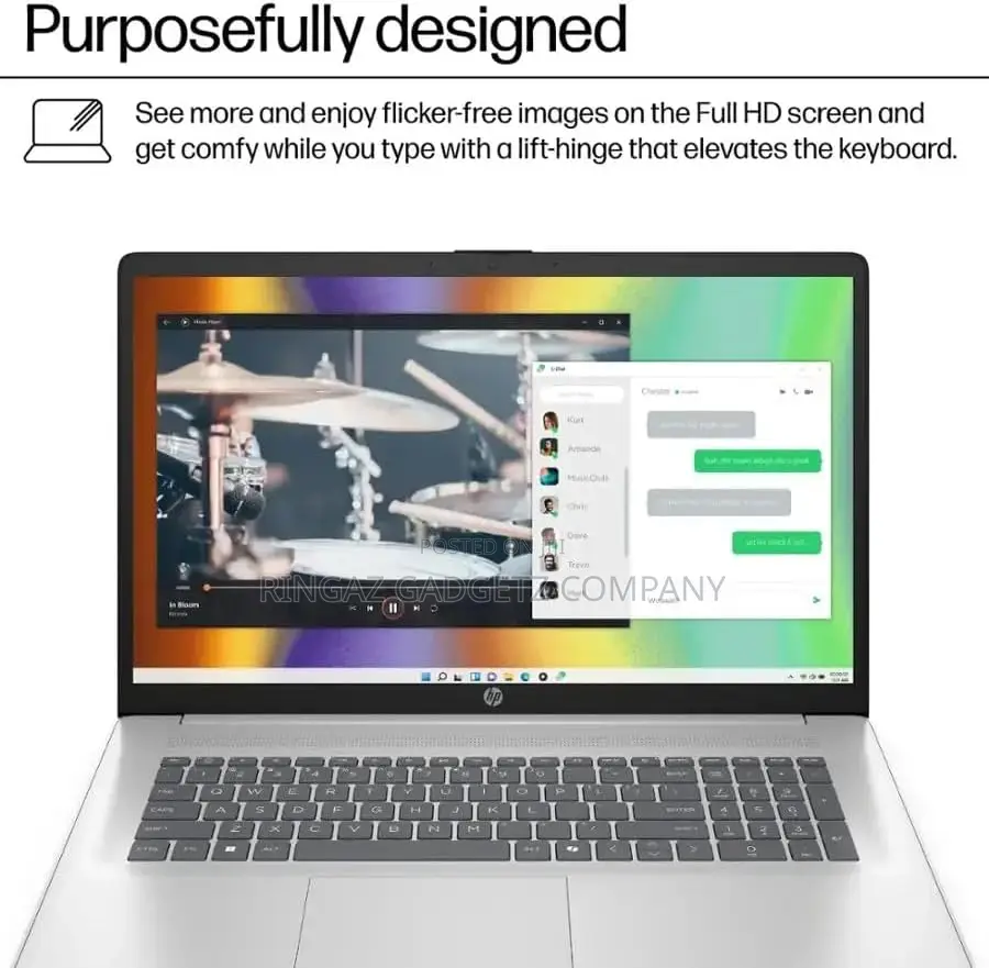 New Laptop HP 17-3000 8GB Intel Core i5 SSD 512GB