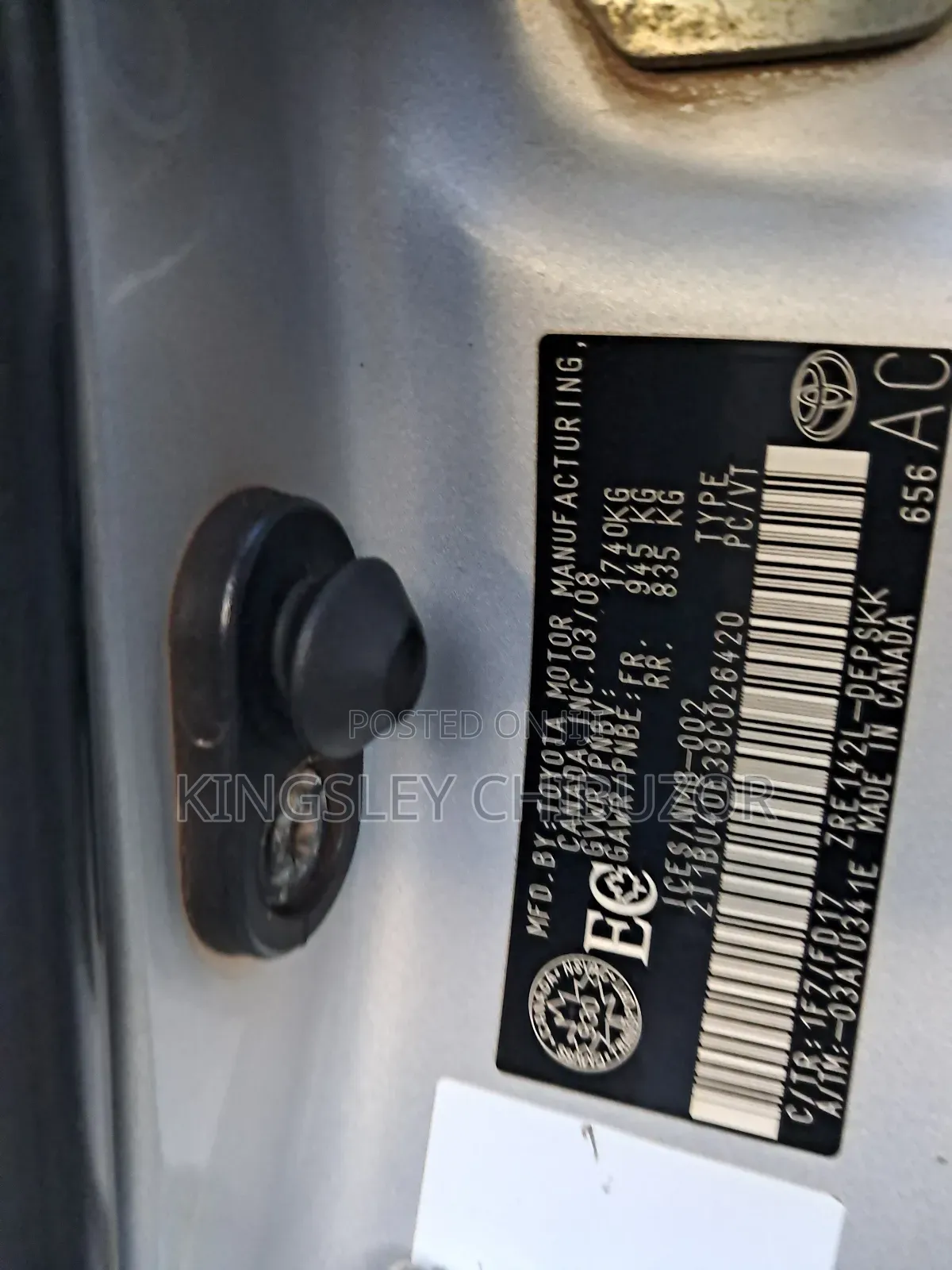 Toyota Corolla 2009 Silver