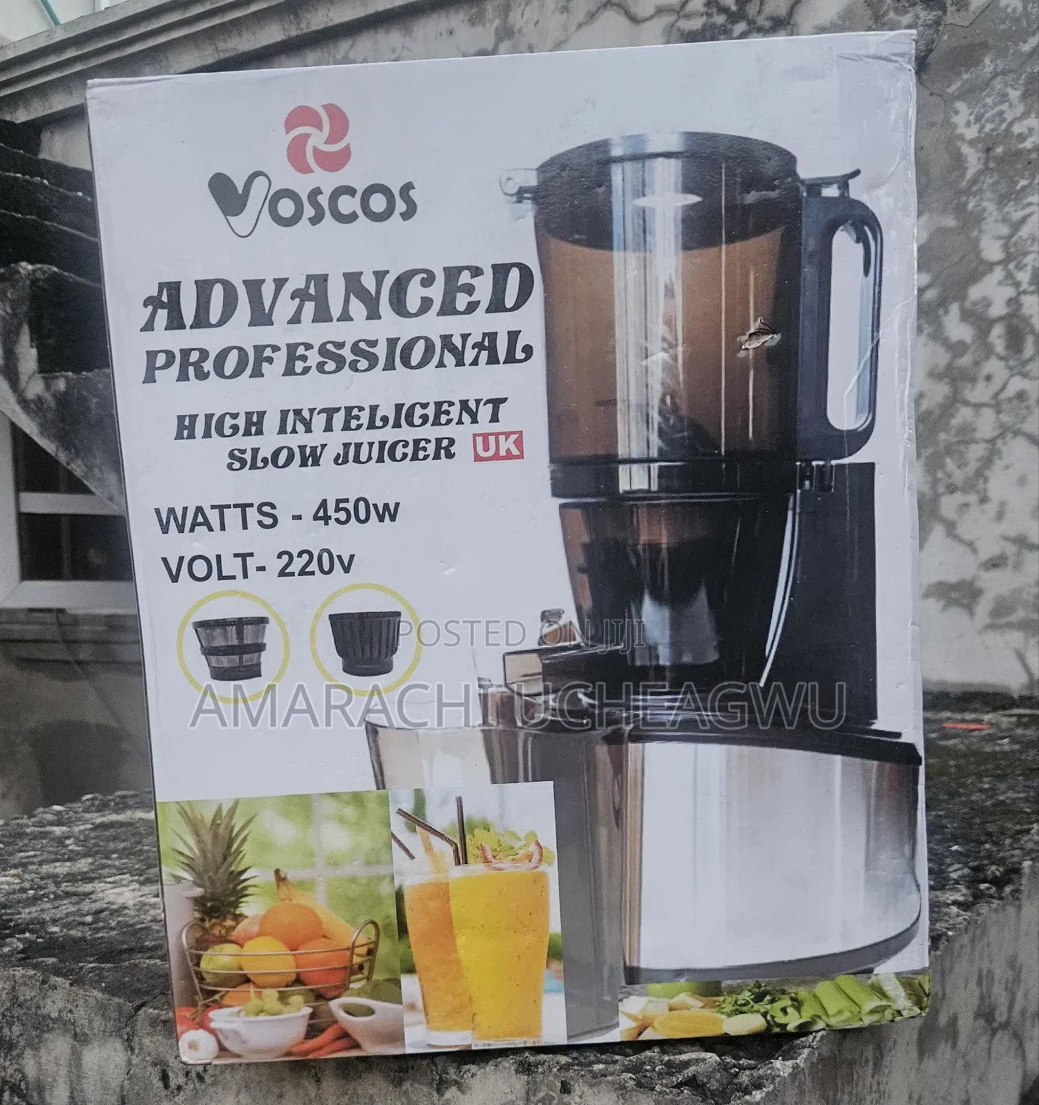Voscos Advanced Professional High Intelligent Slow Juicer