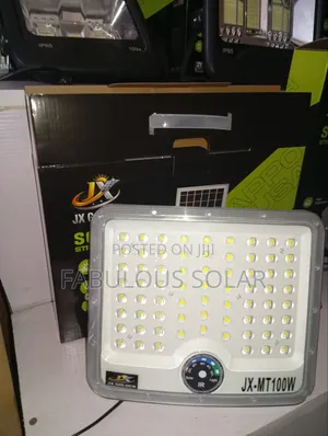 100watts Solar Flood Light With 1 Panel (JX)