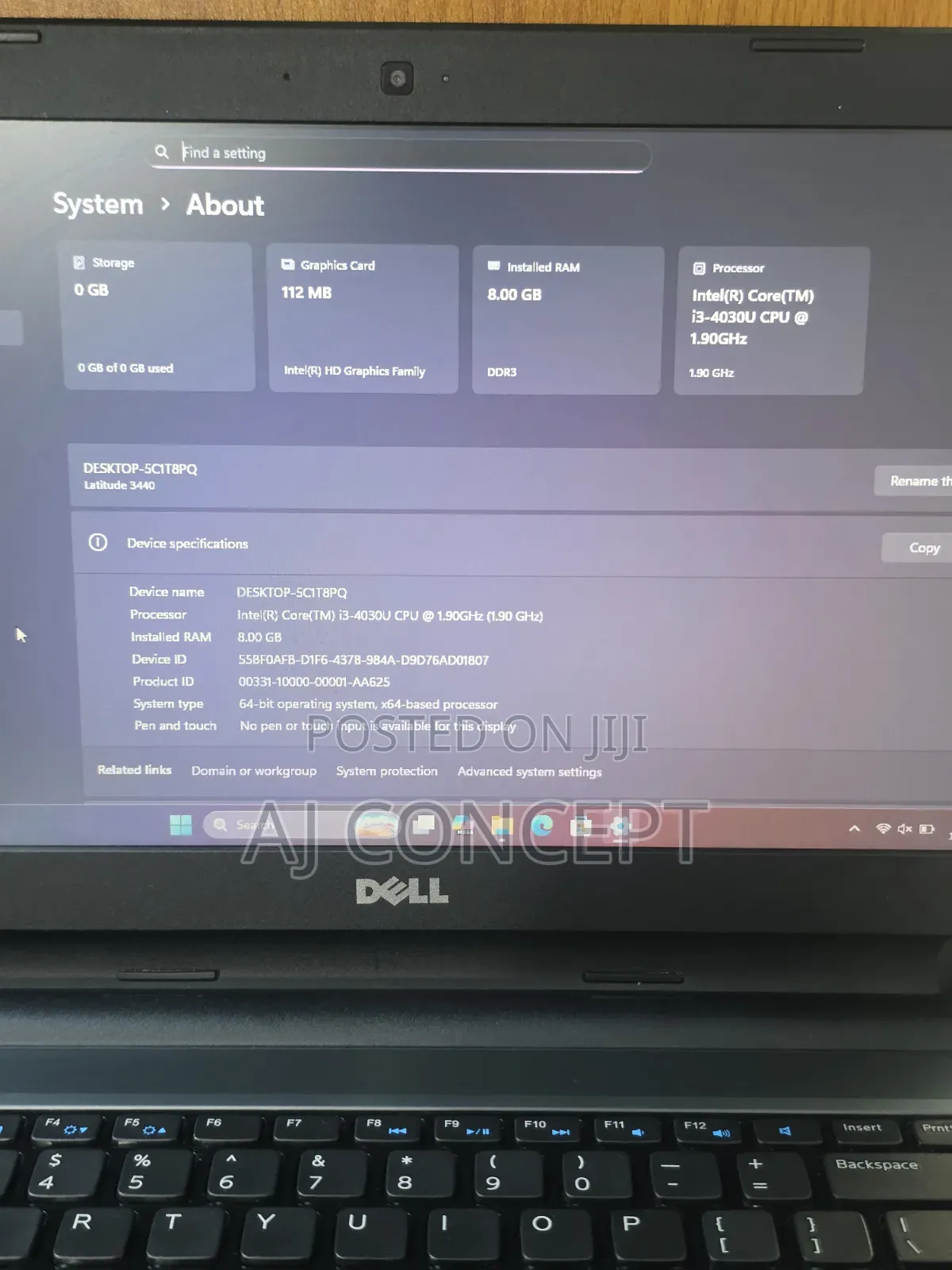 Laptop Dell Latitude 3440 8GB Intel Core i3 HDD 500GB