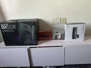 Musuc Studio Equipment - M-Audio BX5, Scarlett Interface & Mic