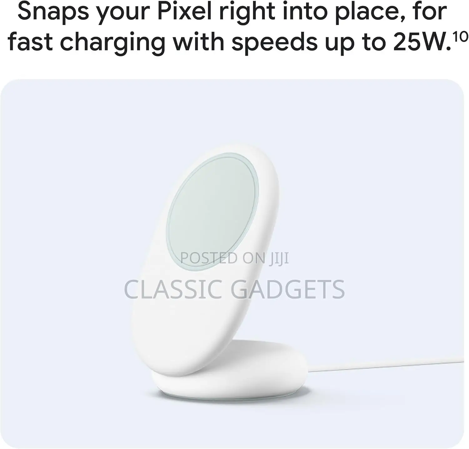 Original Google Pixelsnap Qi2 Wireless Charger With Stand
