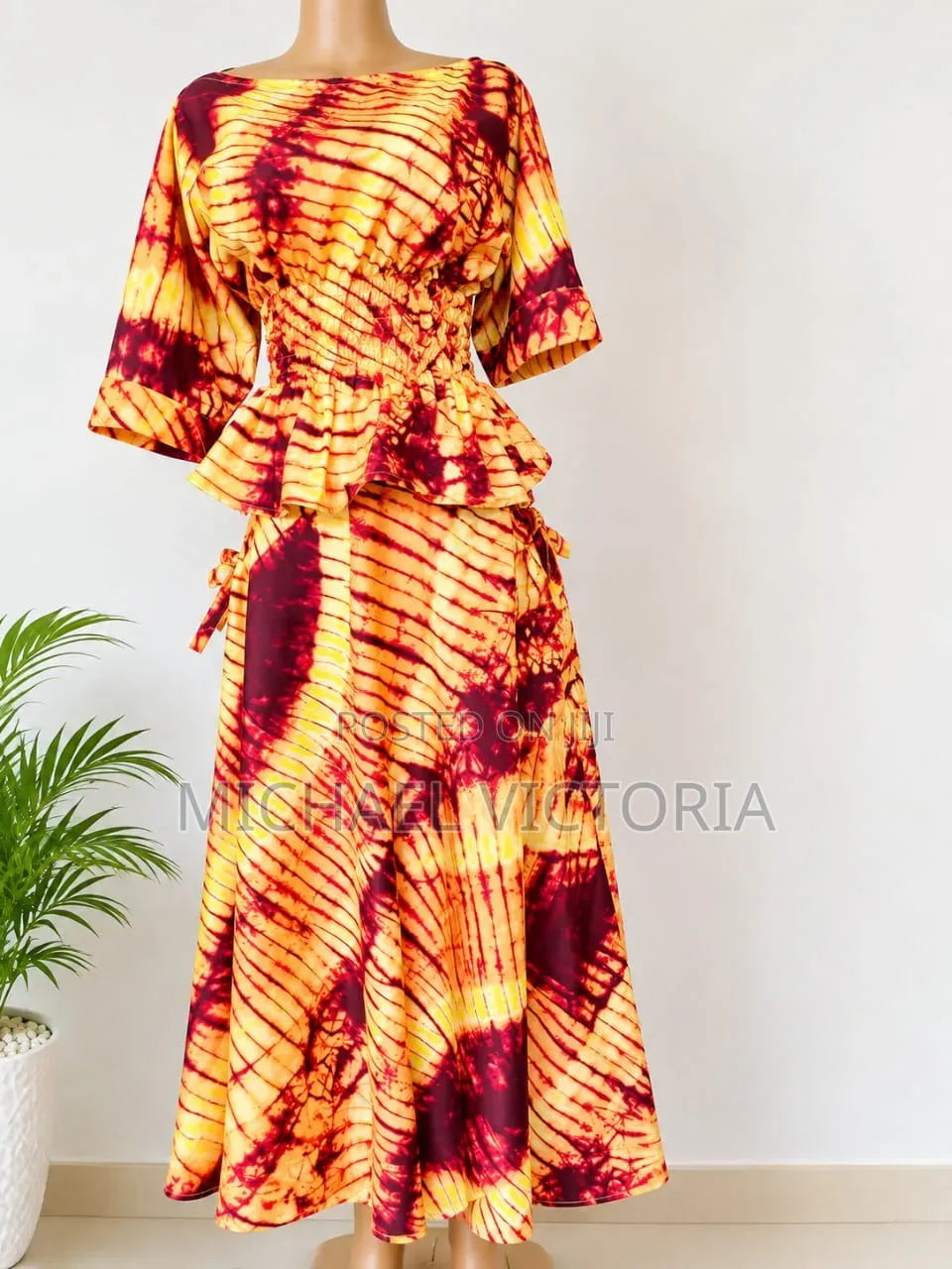 Two Pieces Adire