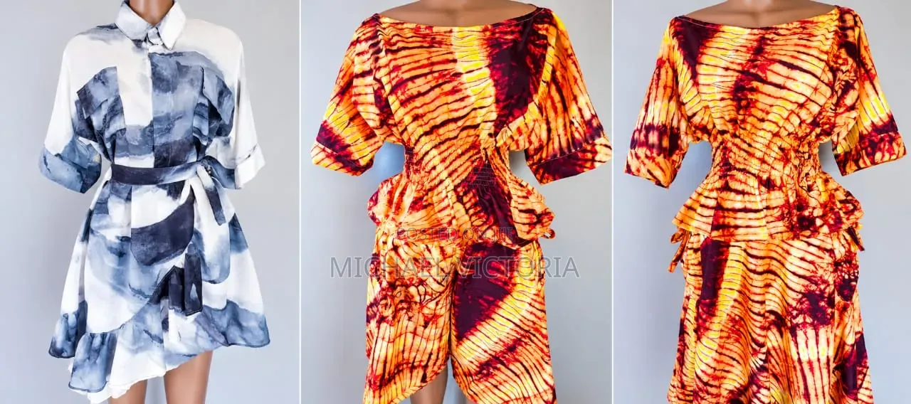 Two Pieces Adire