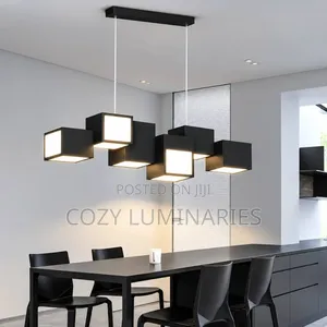 Modern LED Cube Pendant Light