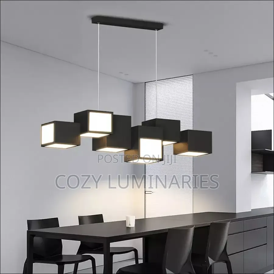 Modern LED Cube Pendant Light