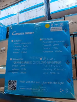 C Worth Solar Energy 2kwh/12v