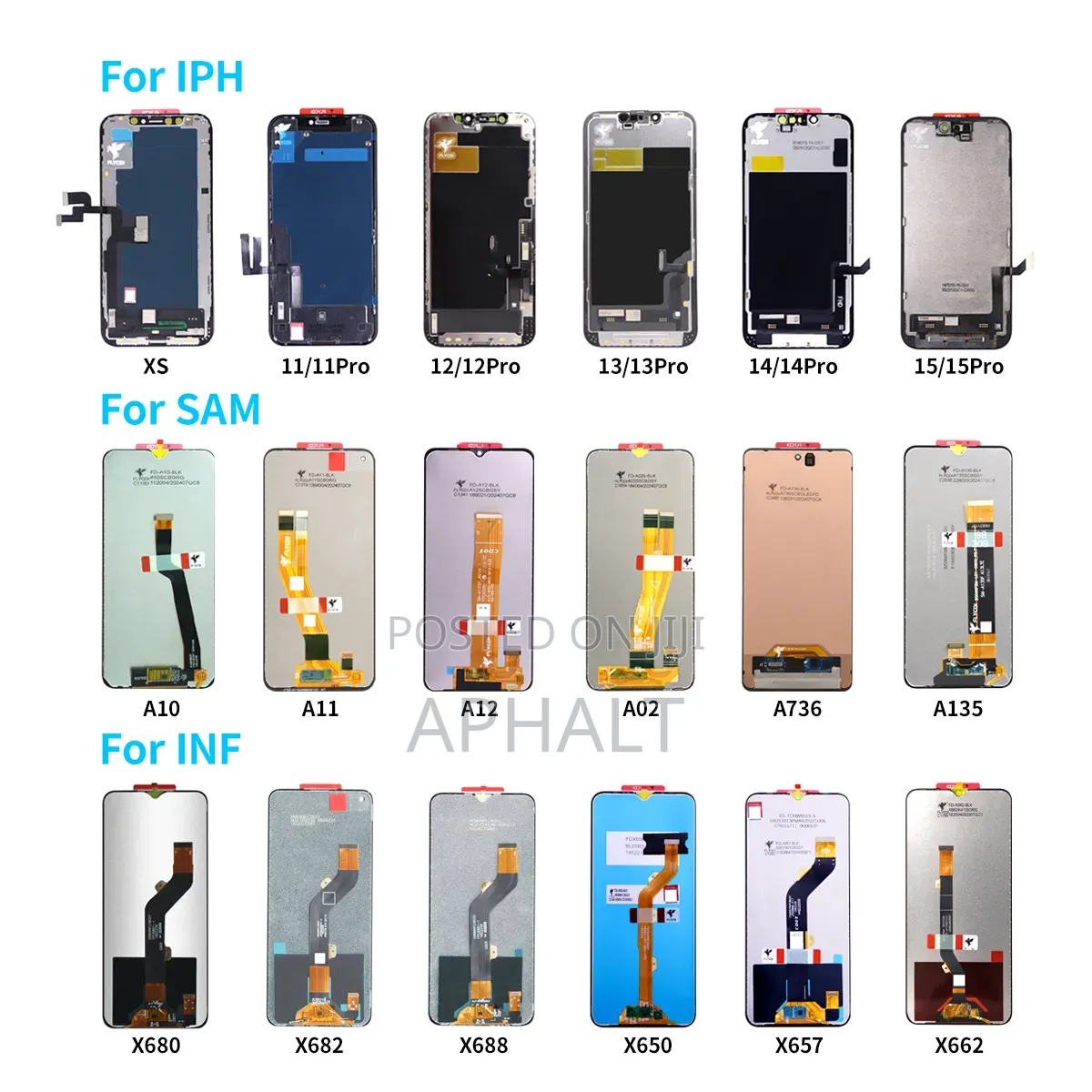 iPhone &Android LCDS