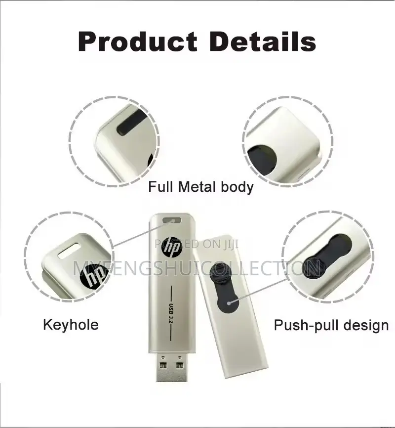 HP 32GB Flash Drive Storage High Speed