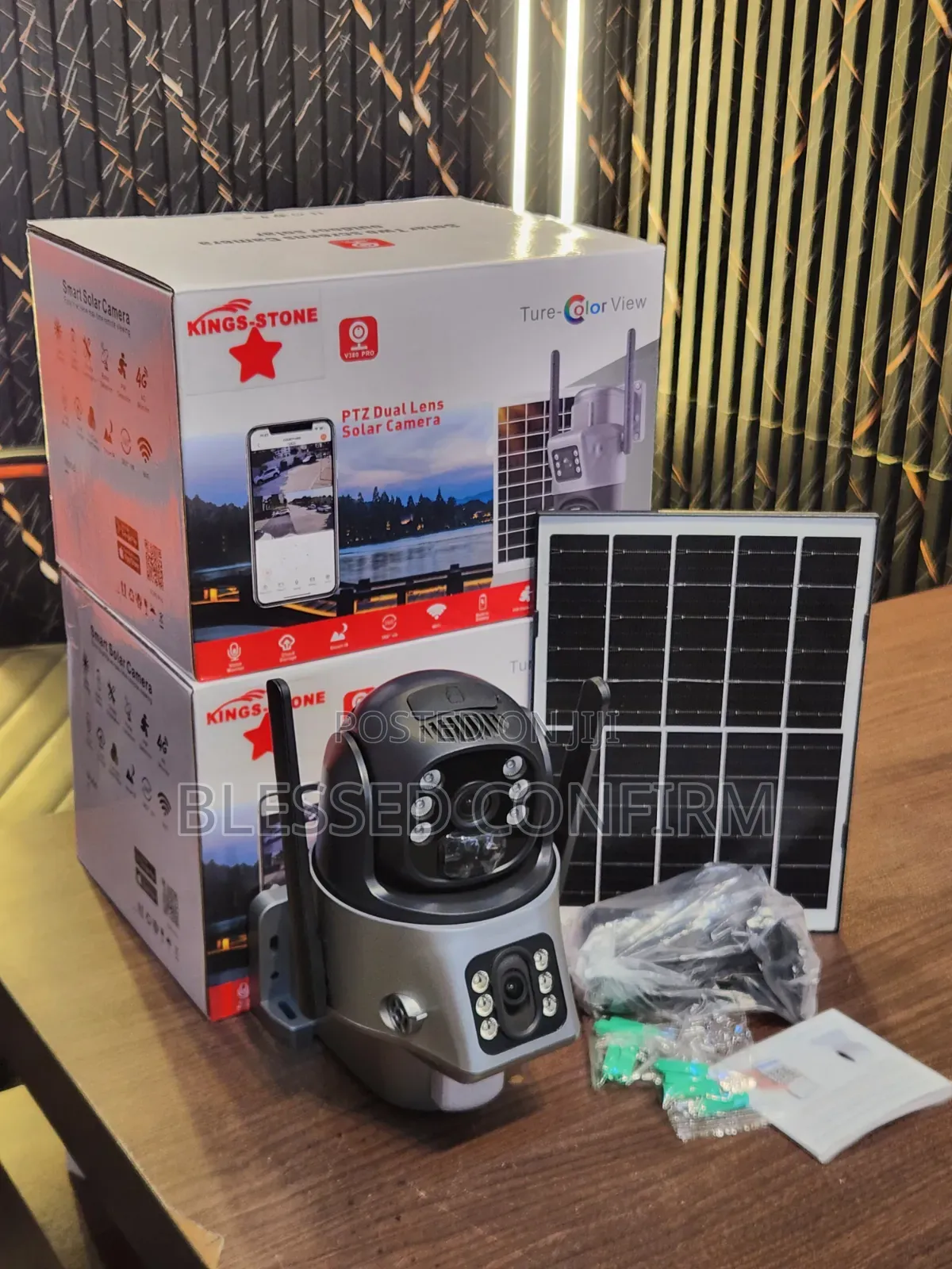 Smart Solar CCTV Camera – PTZ, WiFi & Night Vision