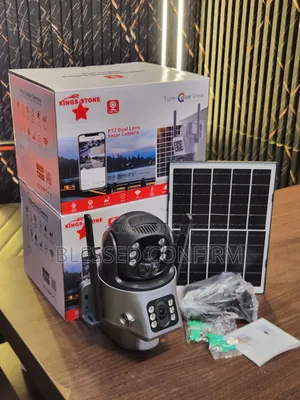 Smart Solar CCTV Camera – PTZ, WiFi & Night Vision