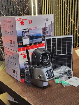 Smart Solar CCTV Camera – PTZ, WiFi & Night Vision