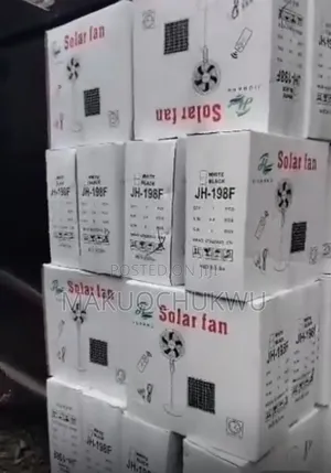 Solar Rechargeable Fan