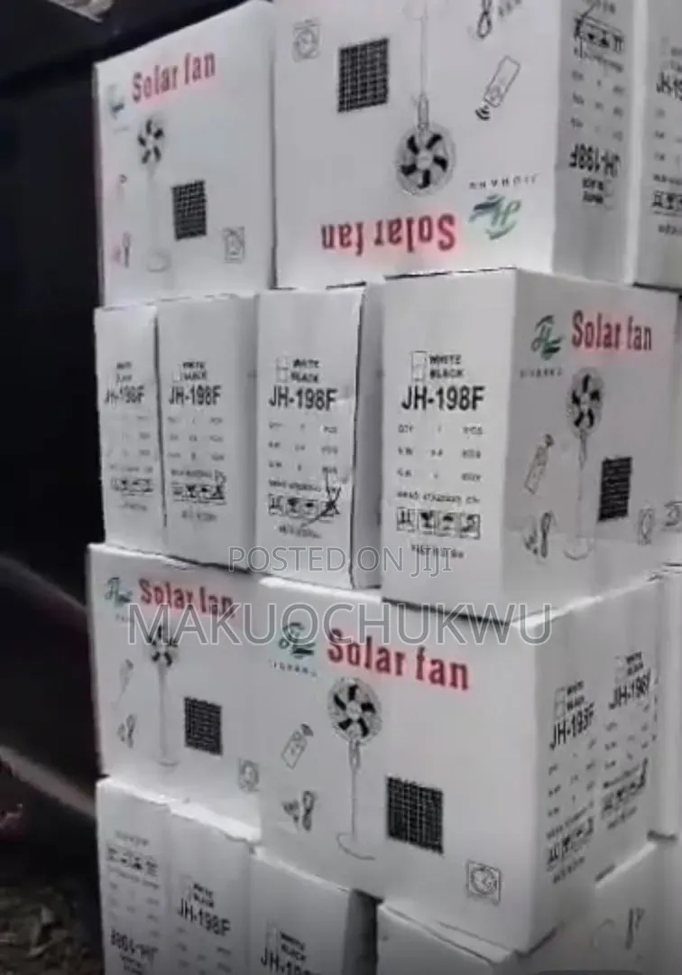 Solar Rechargeable Fan