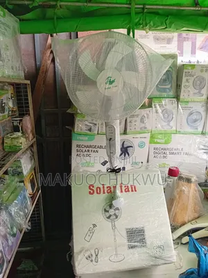 Solar Rechargeable Fan