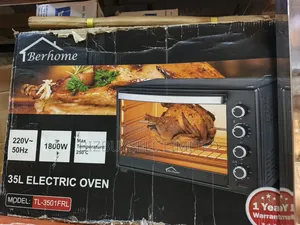 35L Berhome Electric Oven, Designed for Baking and Grilling.
