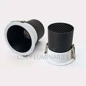 Recessed LED Spotlight 12W Cast Aluminium Anti-Glare Ceiling Light