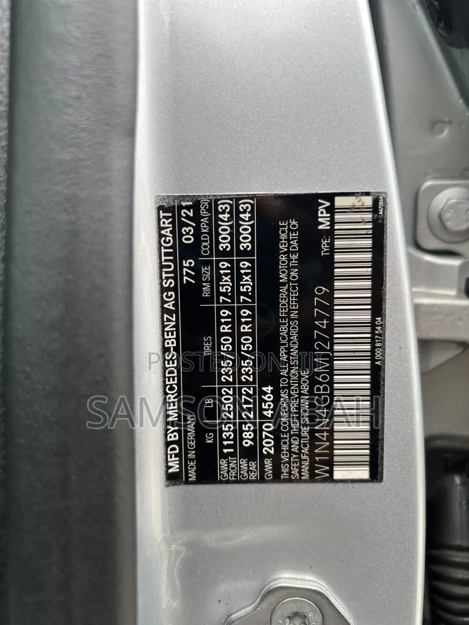 Mercedes-Benz GLA 250 2021 Silver
